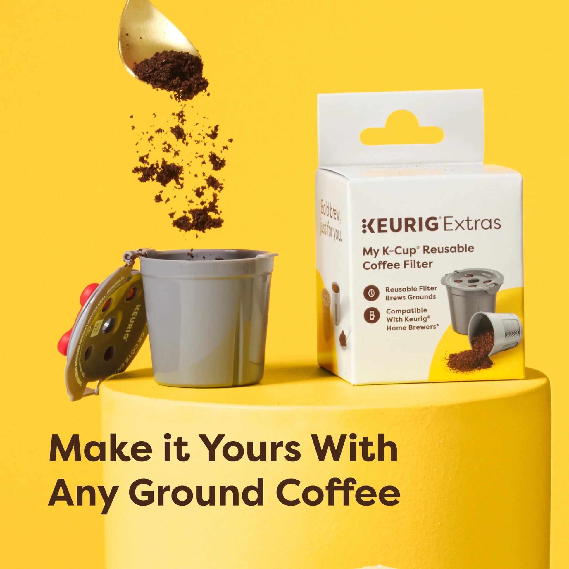 Brew Fresh Coffee Anytime with the My K-Cup Reusable Coffee Filter for Your Keurig