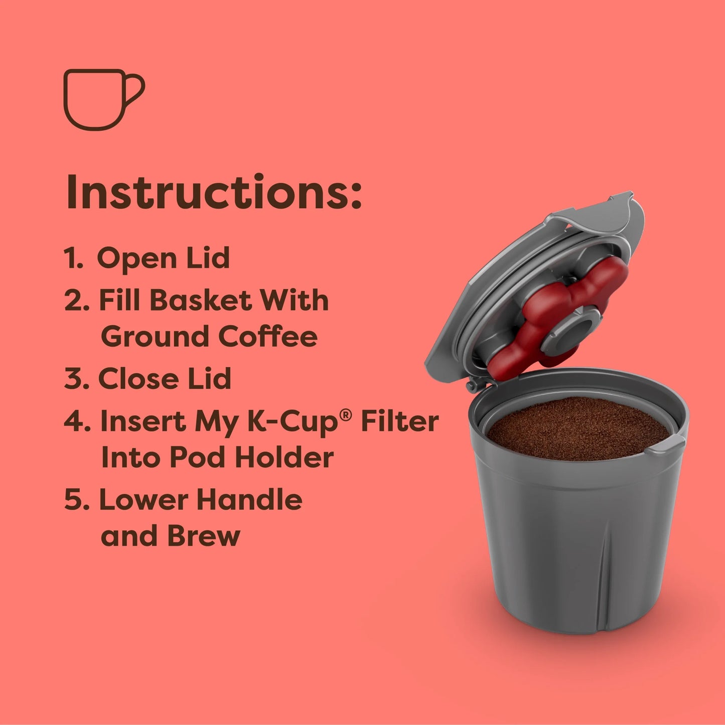 Brew Fresh Coffee Anytime with the My K-Cup Reusable Coffee Filter for Your Keurig